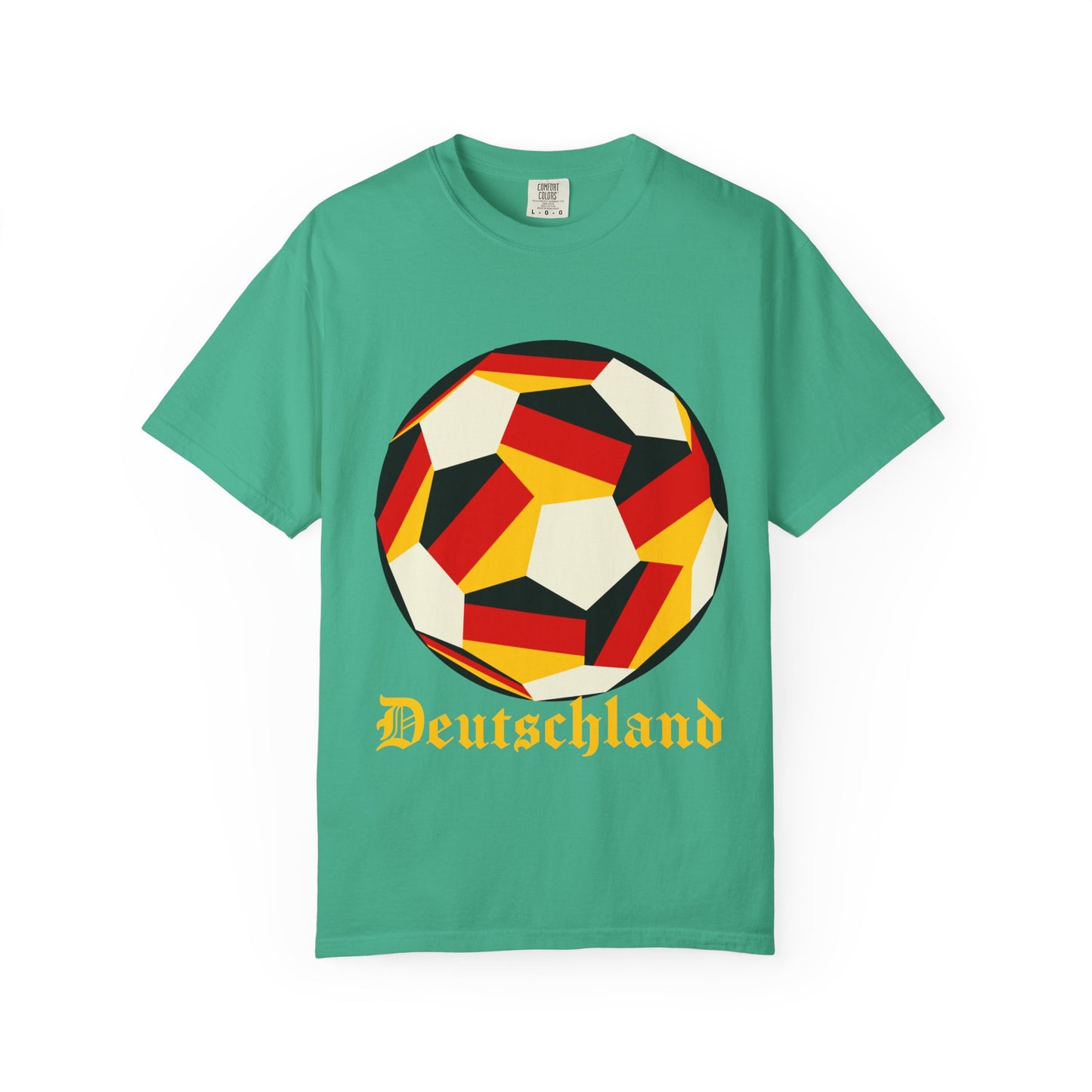 Deutschland Fan Specialty Soccer Ball Design T Shirt