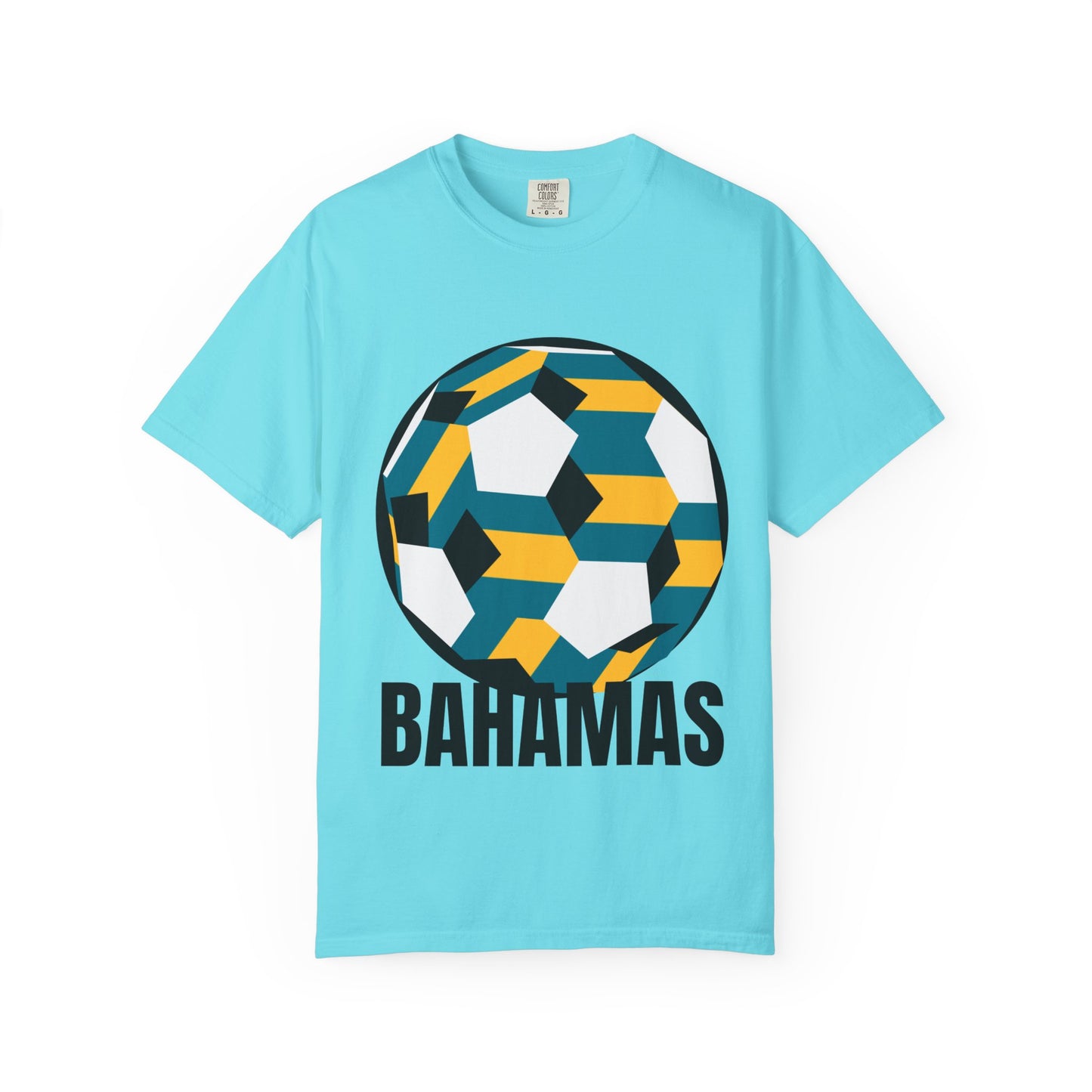 Bahamas Fan Specialty Soccer Ball Design T Shirt