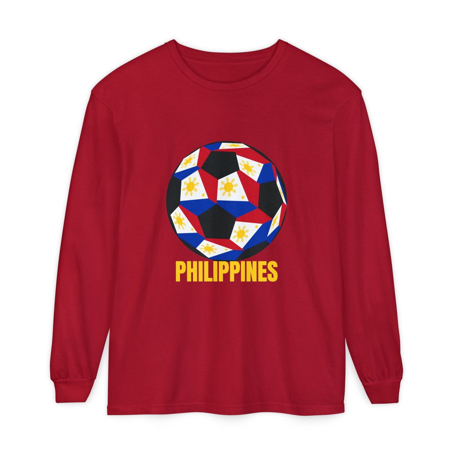 Philippines Fan Specialty Soccer Ball Design Long Sleeve