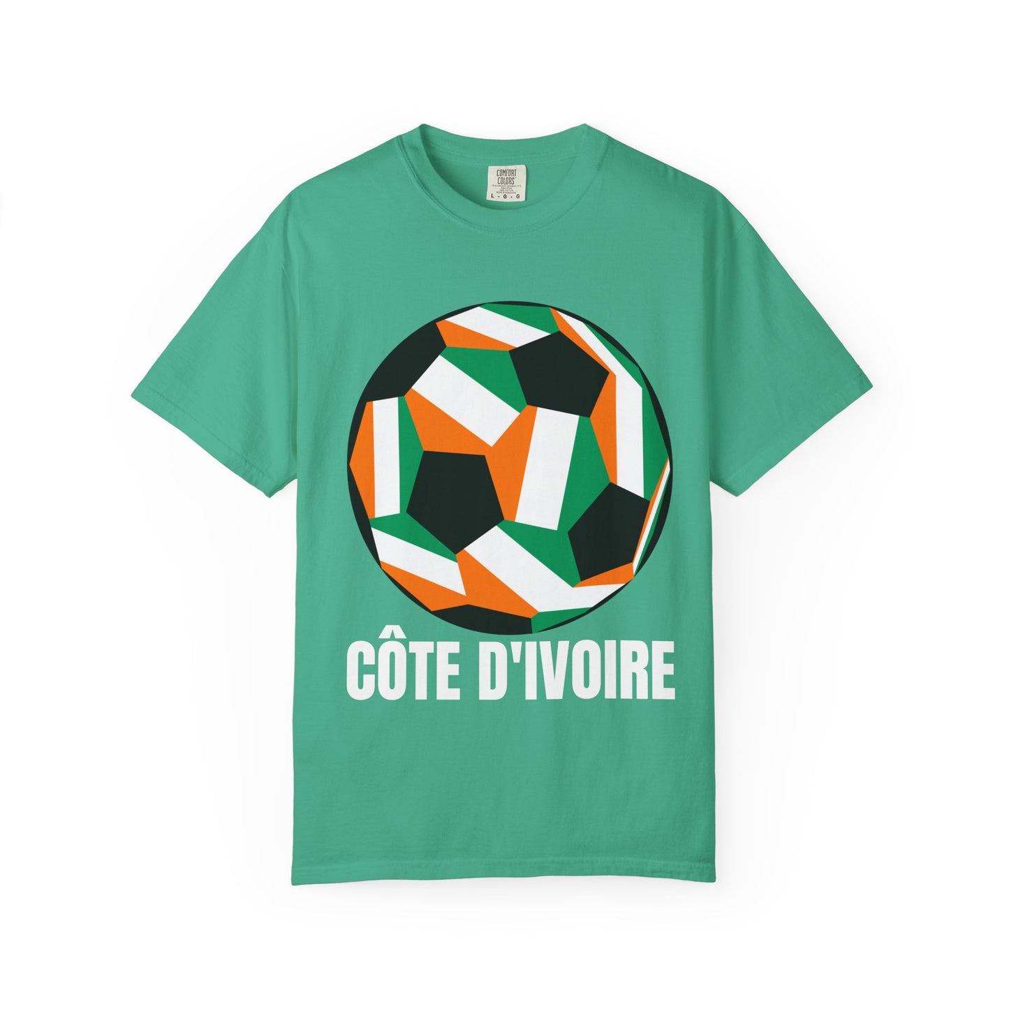 CÔTE D' IVOIRE Fan Specialty Soccer Ball Design T Shirt
