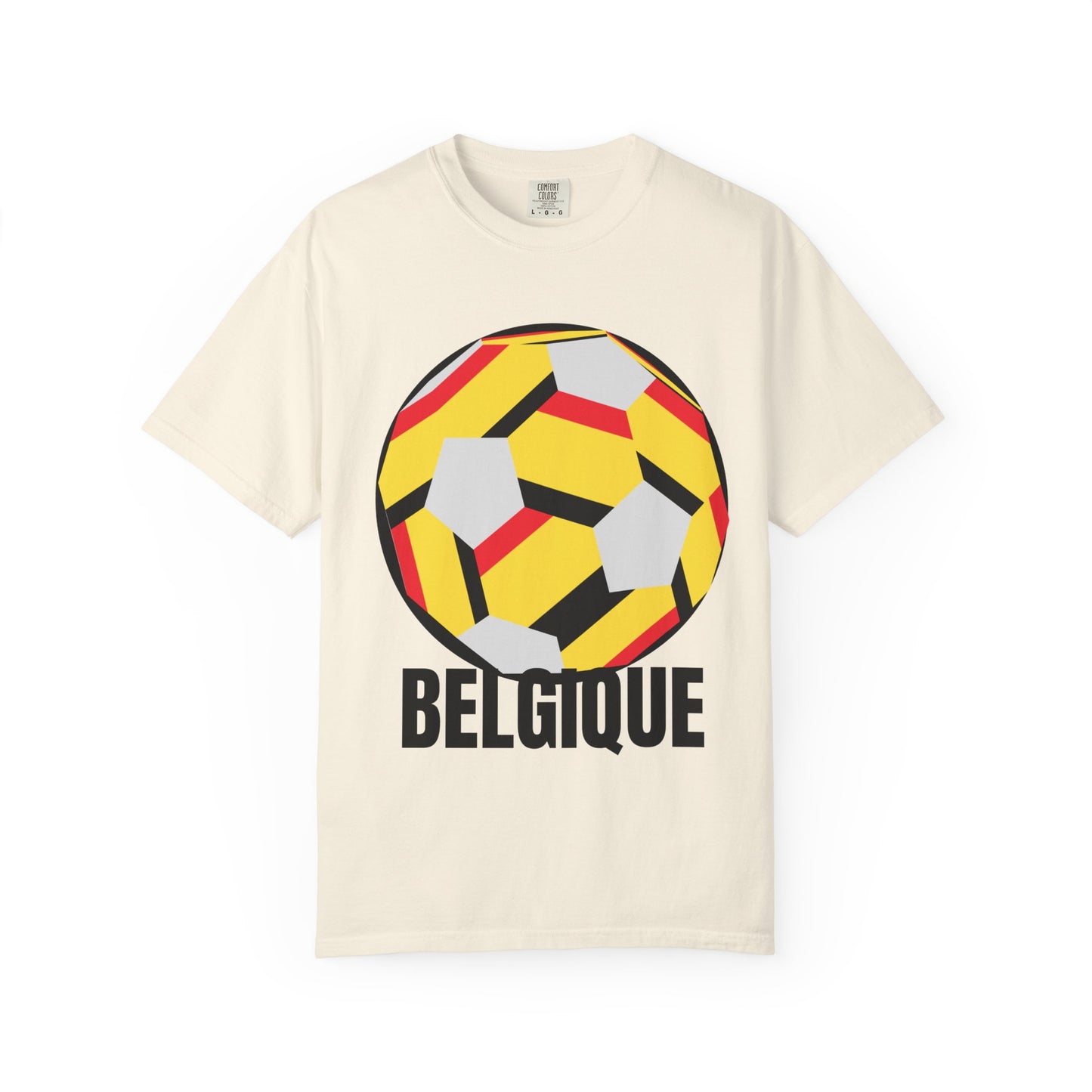 Belgique Fan Specialty Soccer Ball Design T Shirt