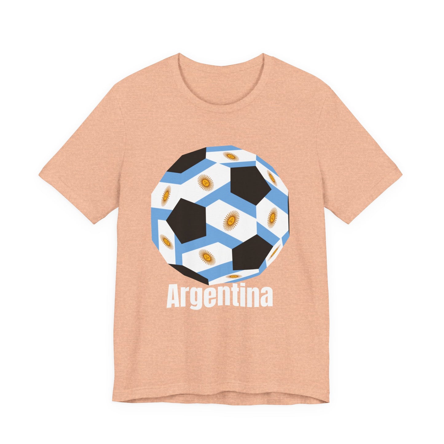 Argentina Fan Specialty Soccer Ball Design T Shirt