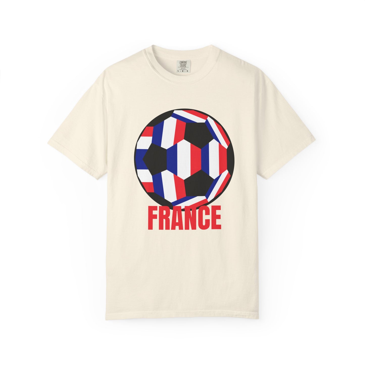 France Fan Specialty Soccer Ball Design T Shirt
