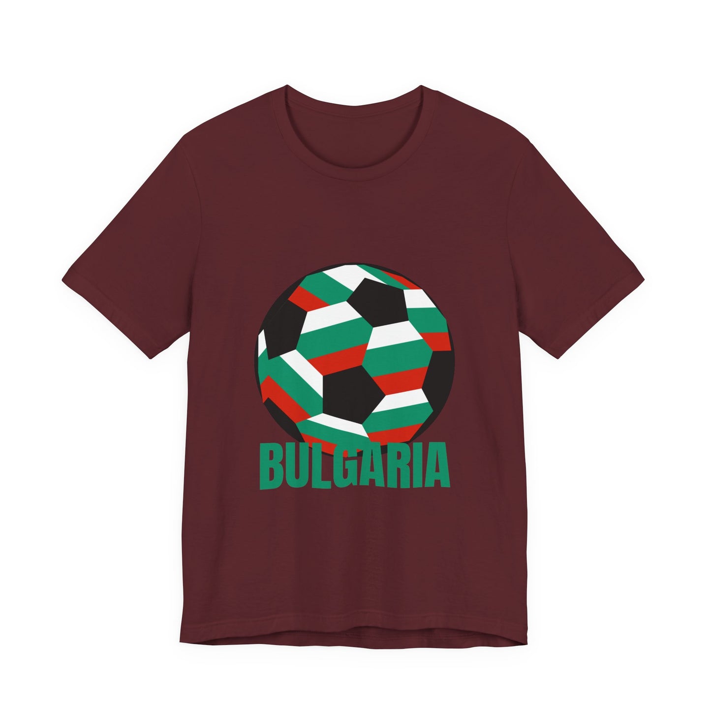 Bulgaria Fan Specialty Soccer Ball Design T Shirt