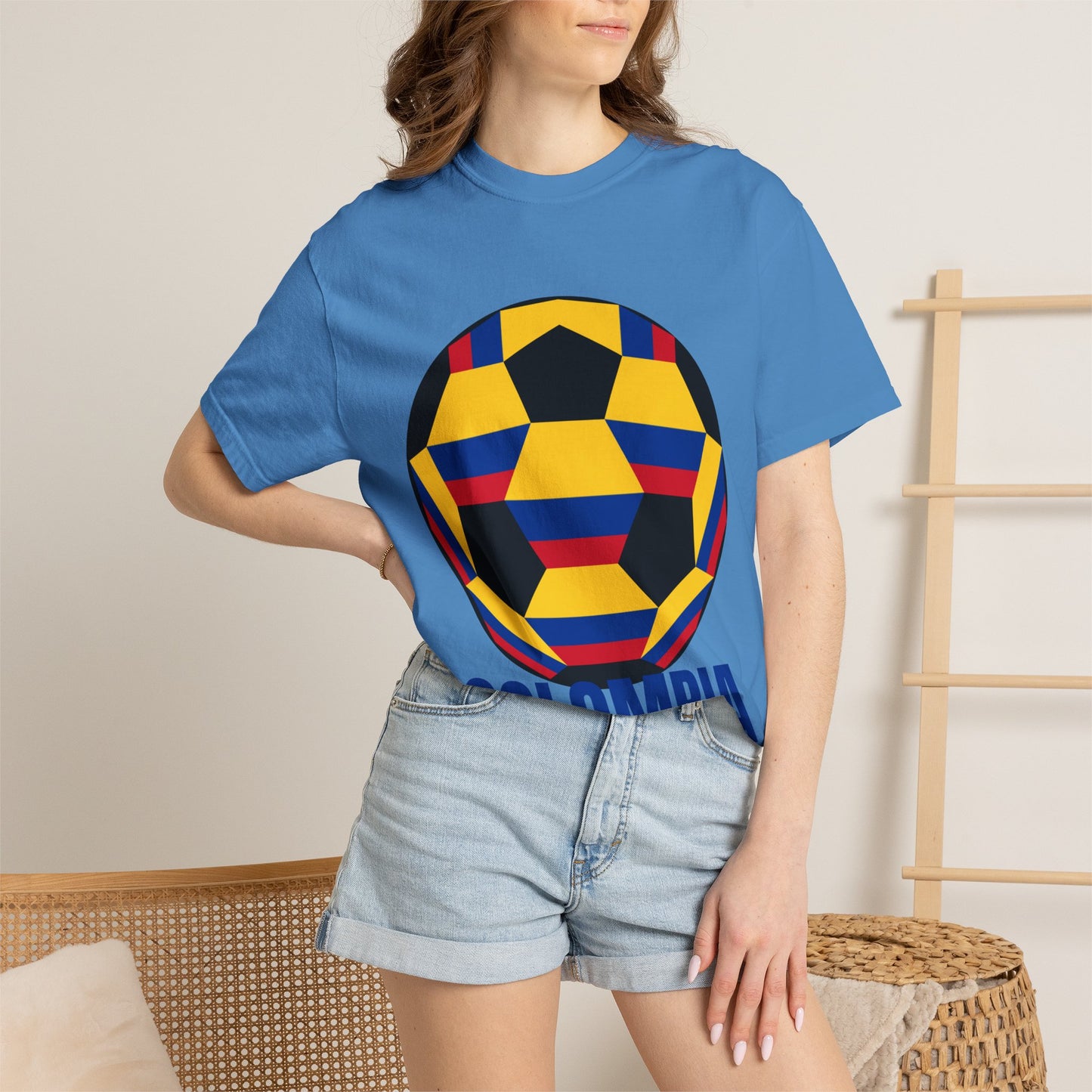 Columbia Fan Specialty Soccer Ball Design T Shirt