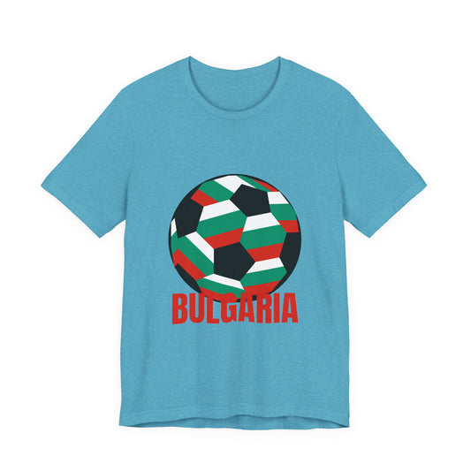 Bulgaria Fan Specialty Soccer Ball Design T Shirt