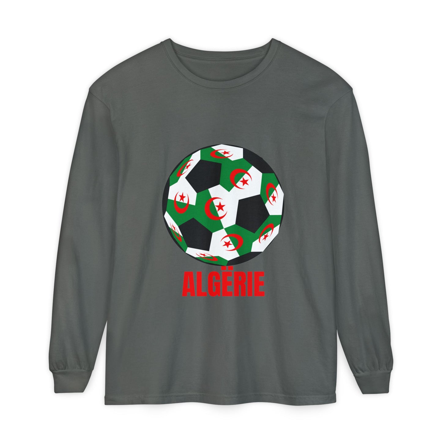 ALGËRIE Fan Specialty Soccer Ball Design T Shirt