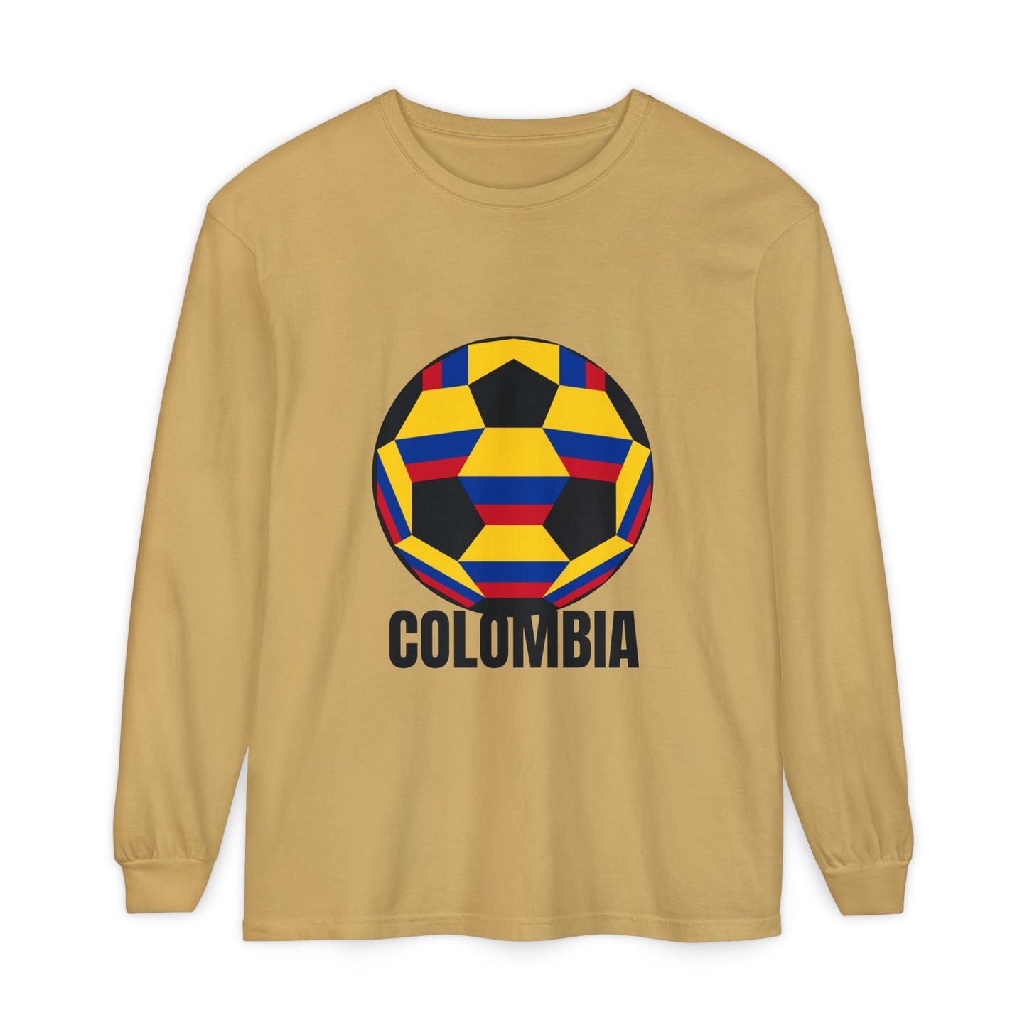Columbia Fan Specialty Soccer Ball Design Long Sleeve Tee
