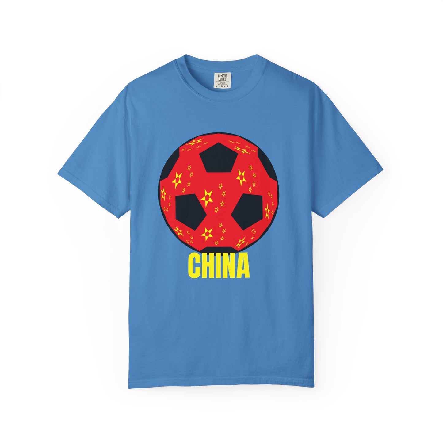 China Fan Specialty Soccer Ball Design T Shirt