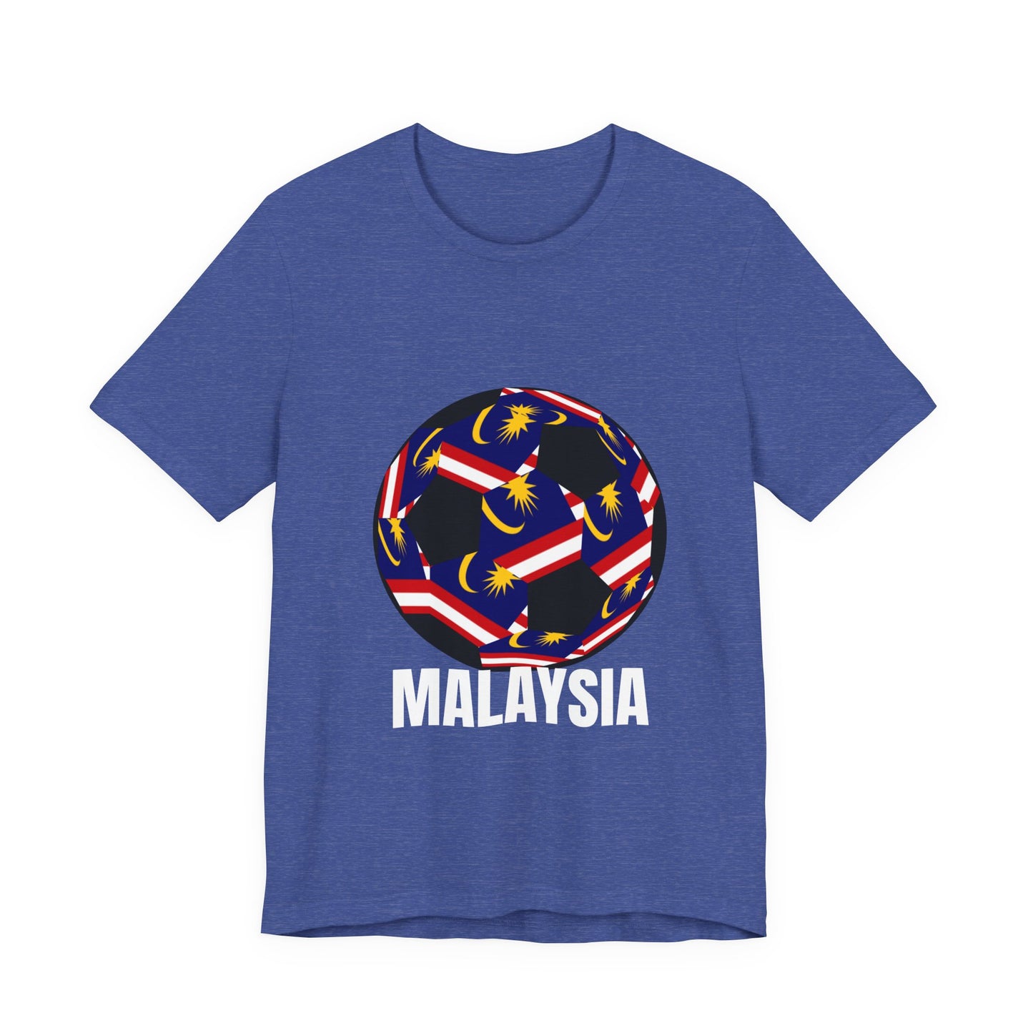 Malaysia Fan Specialty Soccer Ball Design T Shirt