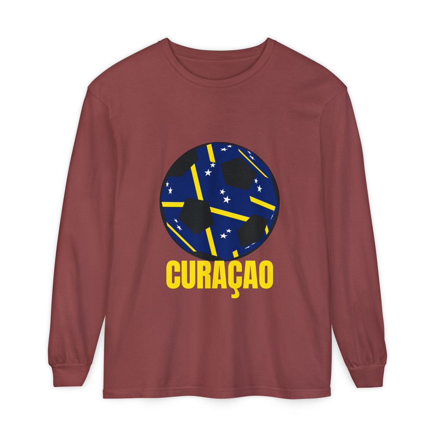 Curacao Fan Specialty Soccer Ball Design Long Sleeve