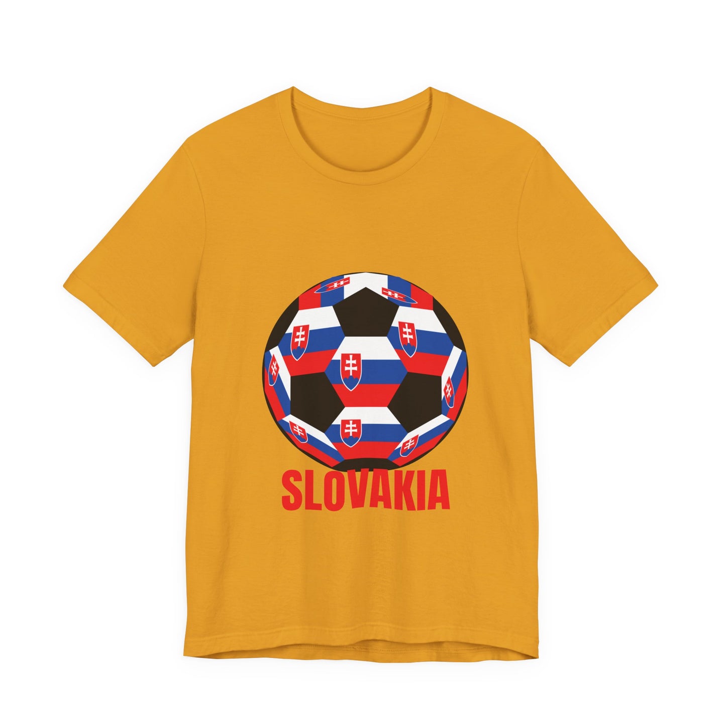 Slovakia Fan Specialty Soccer Ball Design T Shirt