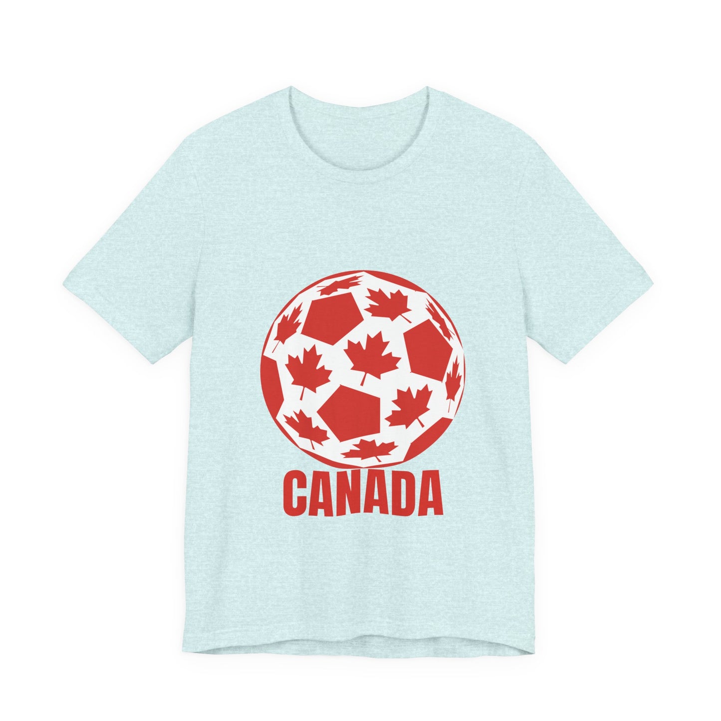 Canada Fan Specialty Soccer Ball Design T Shirt