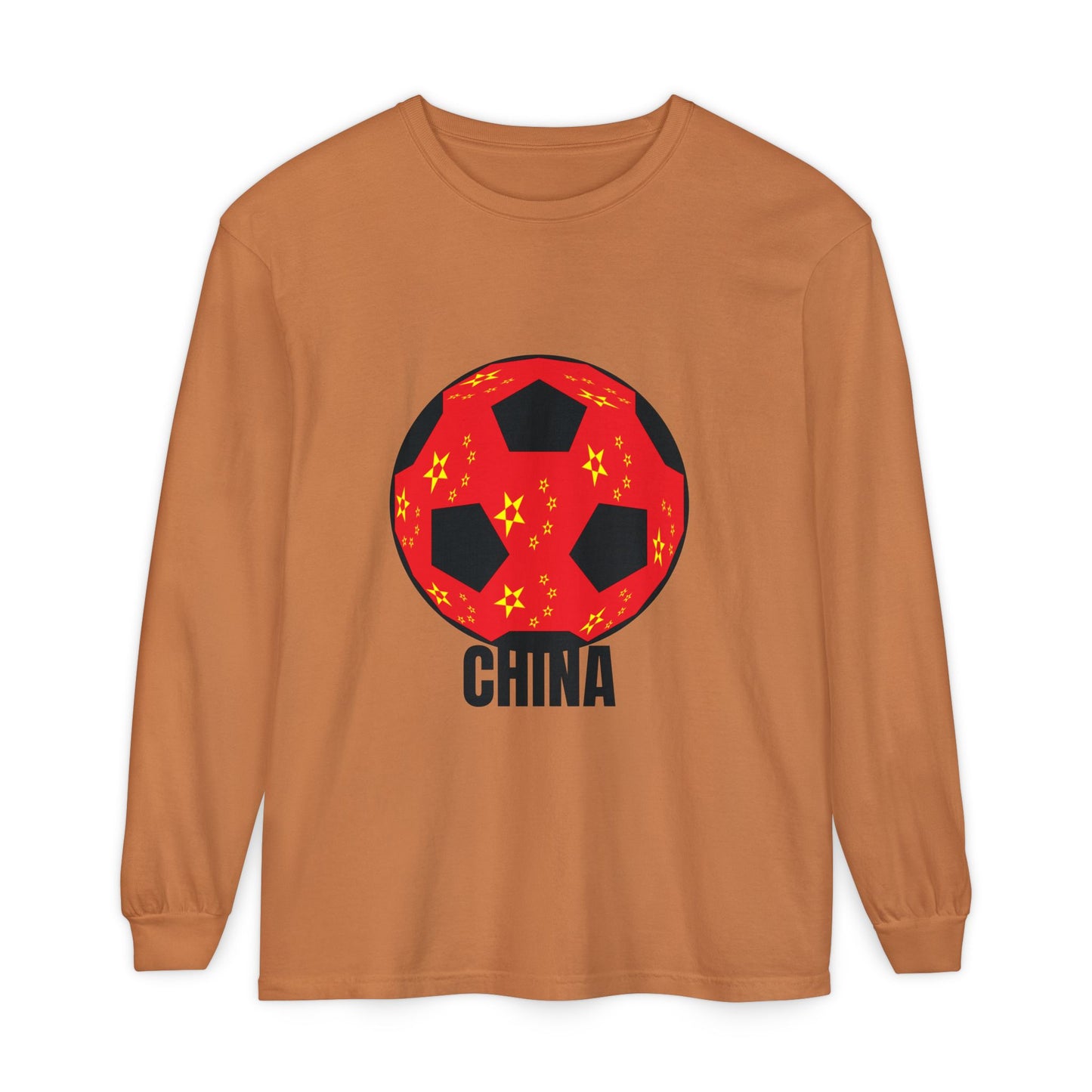 China Fan Specialty Soccer Ball Design T Shirt