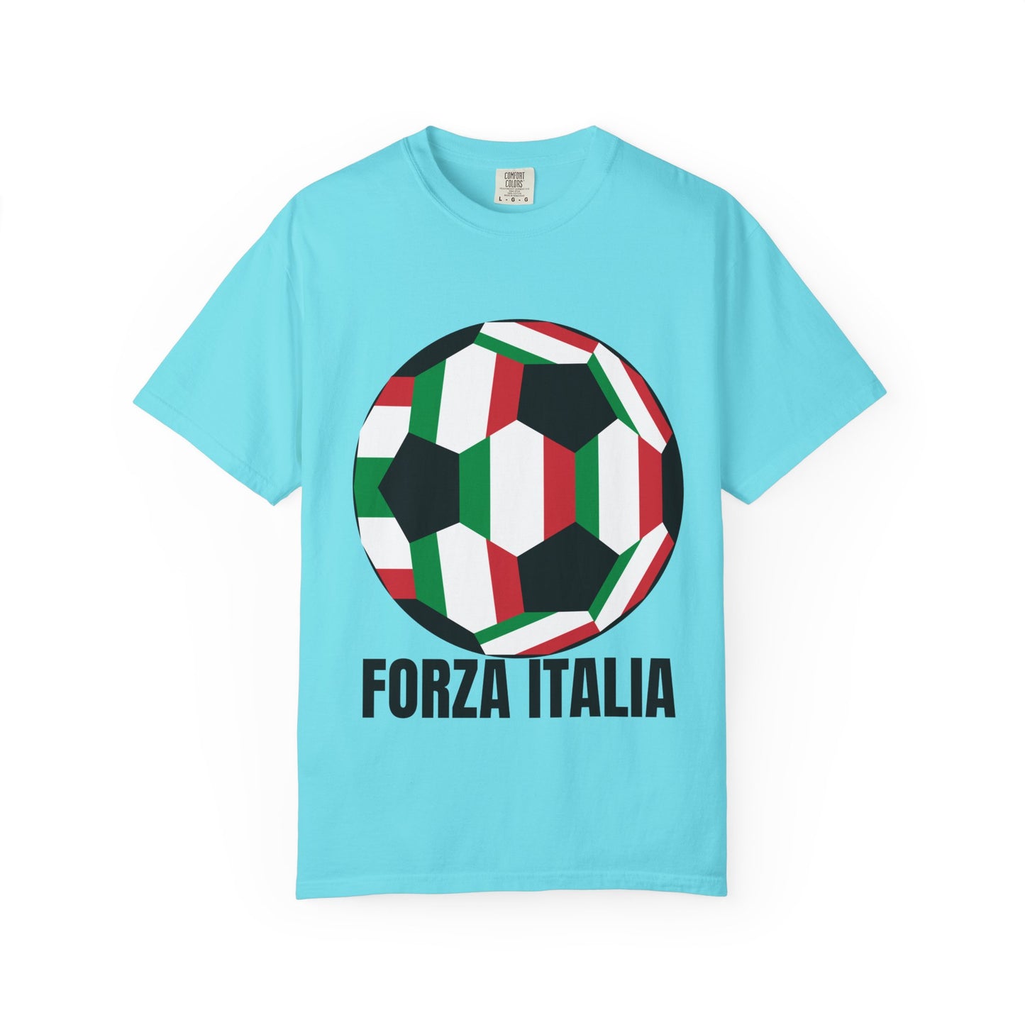 Forza Italia Fan Specialty Soccer Ball Design T Shirt