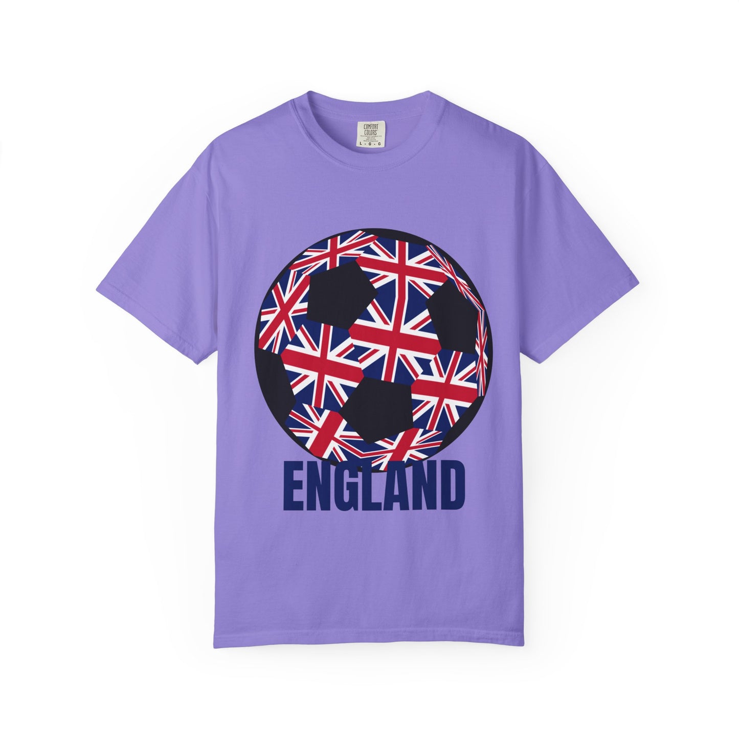 English Style Specialty Soccer Ball Design T Shirt