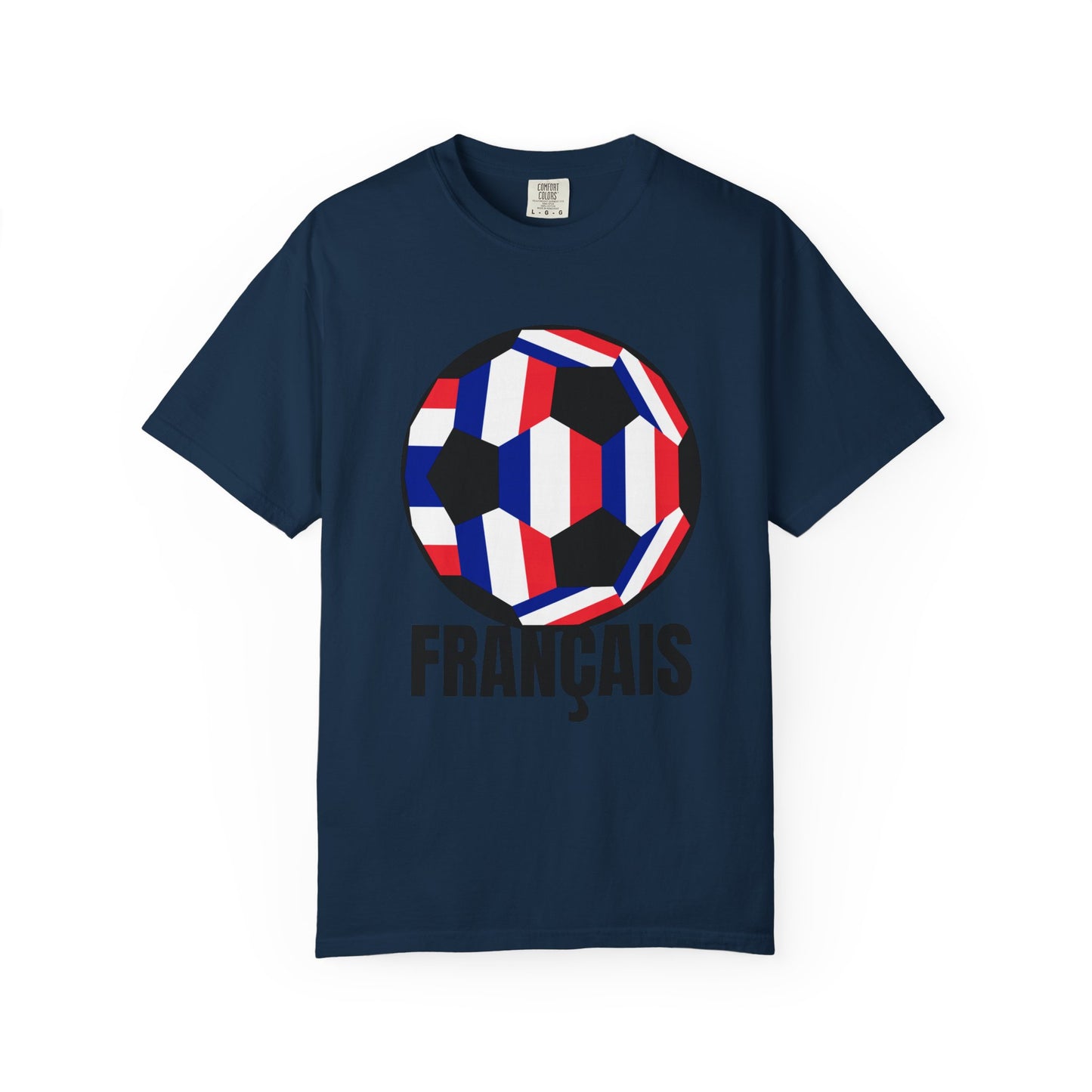 FRANÇAIS Fan Specialty Soccer Ball Design T Shirt