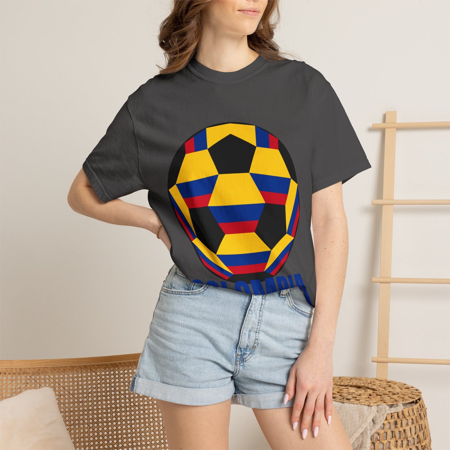 Columbia Fan Specialty Soccer Ball Design T Shirt