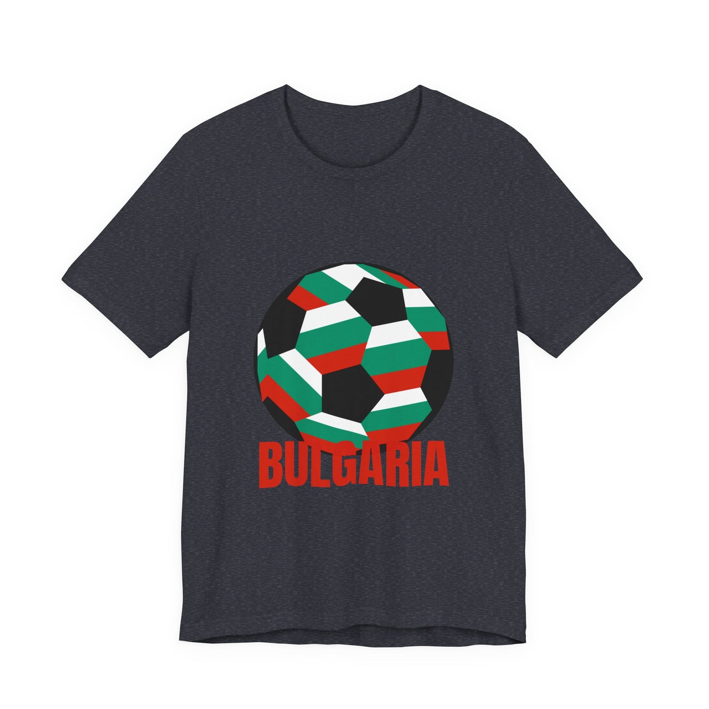 Bulgaria Fan Specialty Soccer Ball Design T Shirt