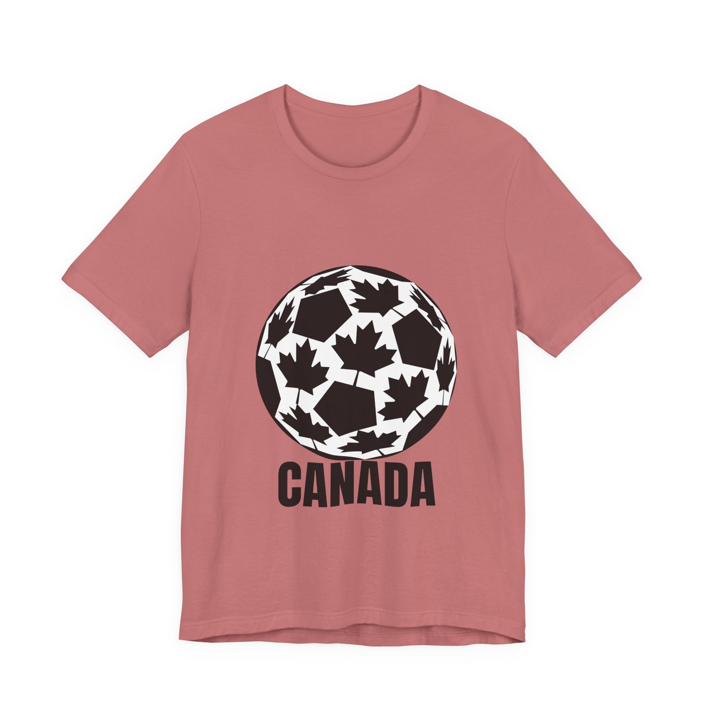 Canada Fan Specialty Soccer Ball Design T Shirt