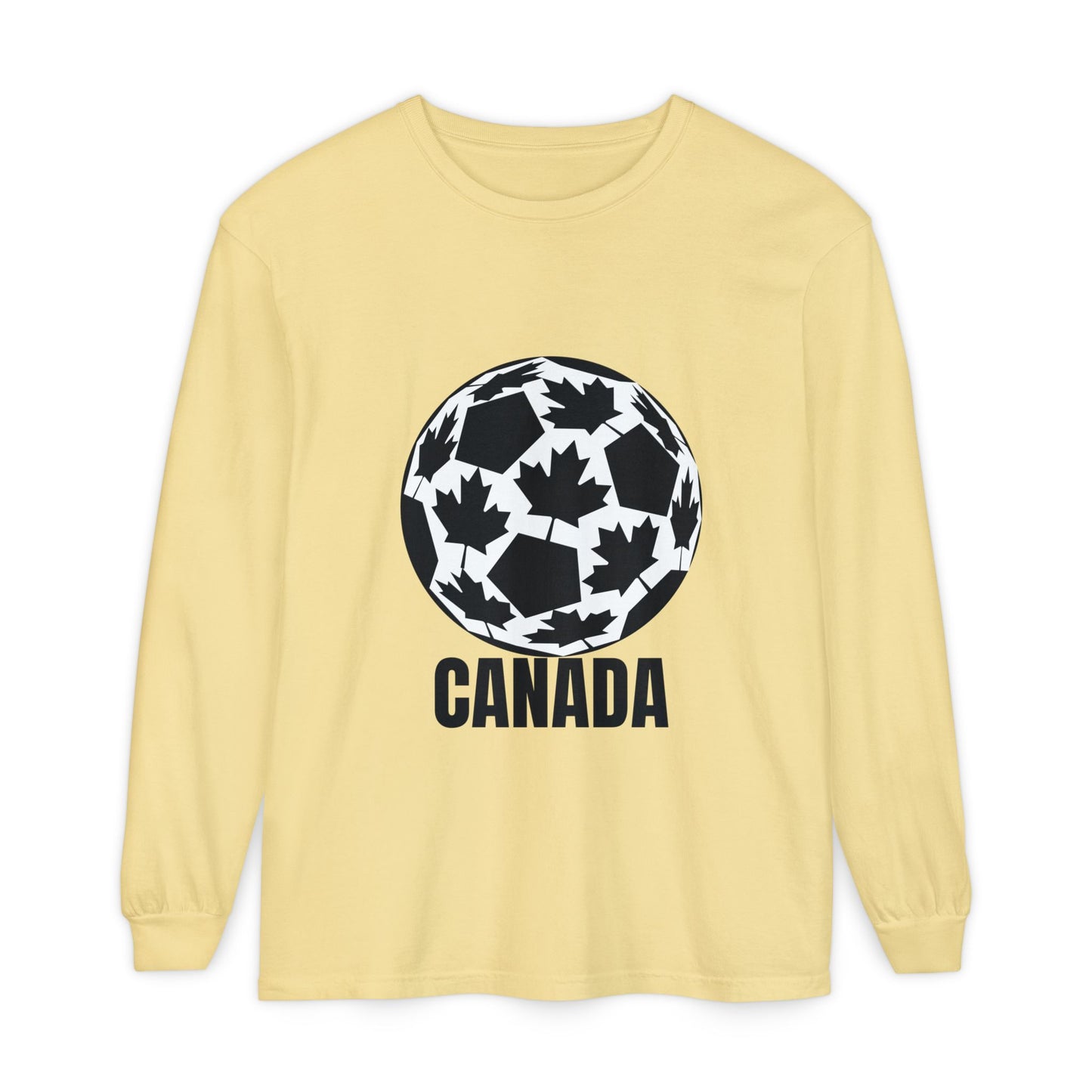 Canada Fan Specialty Soccer Ball Design Long Sleeve