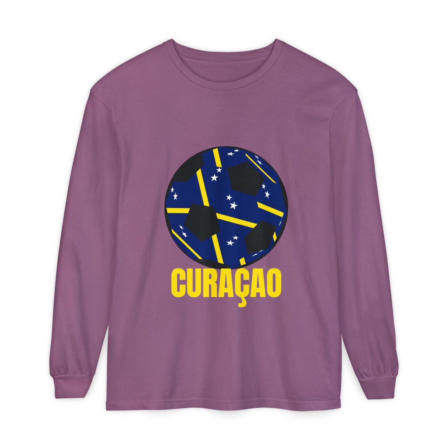 Curacao Fan Specialty Soccer Ball Design Long Sleeve