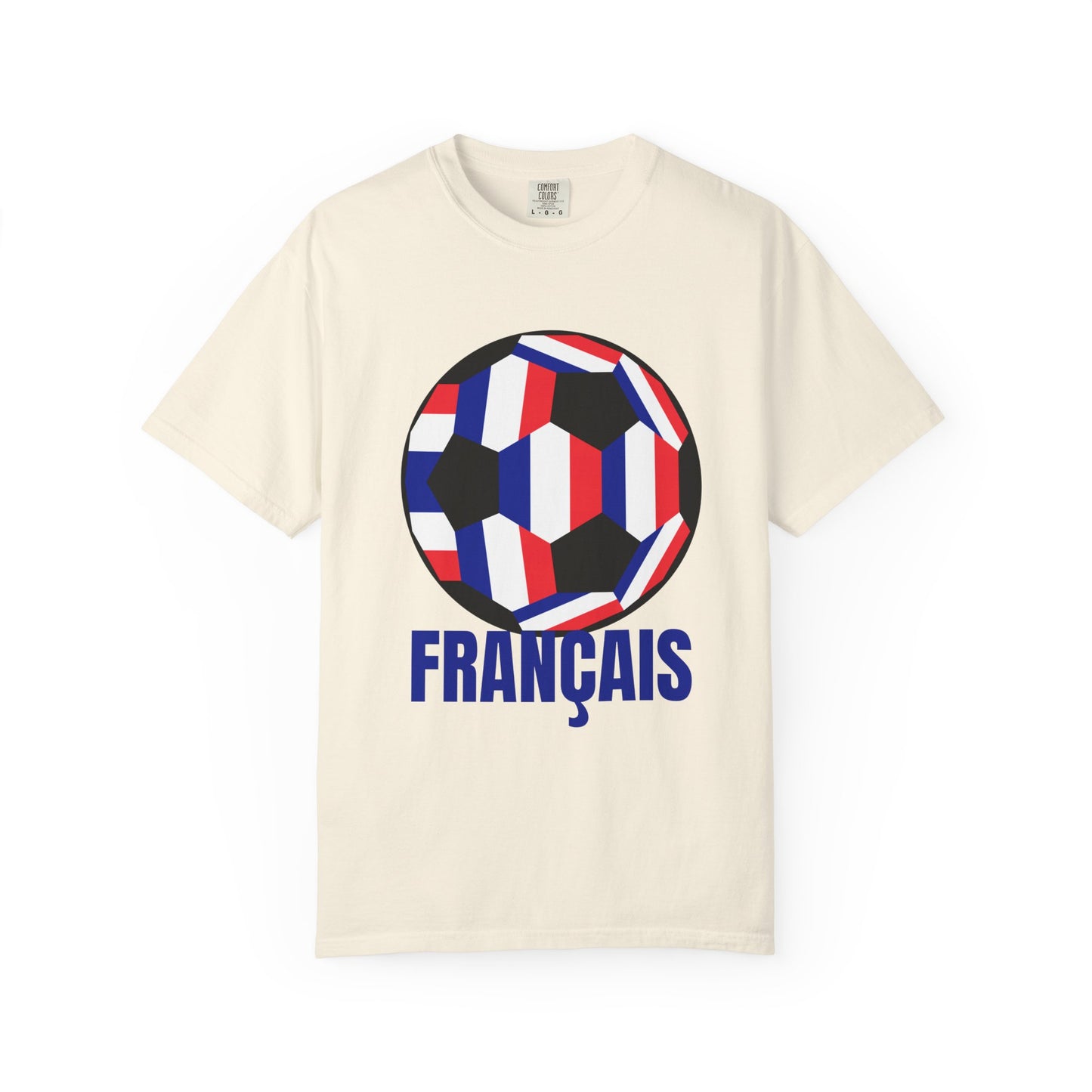 FRANÇAIS Fan Specialty Soccer Ball Design T Shirt