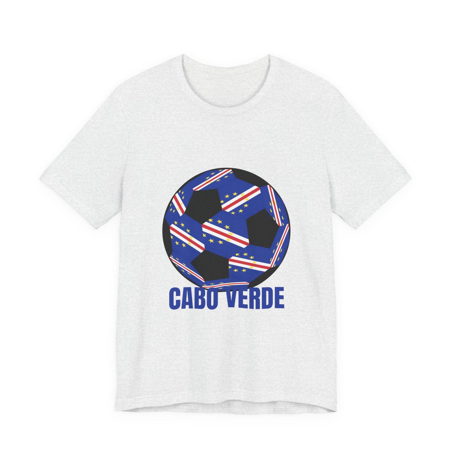Cabo Verde Fan Specialty Soccer Ball Design T Shirt