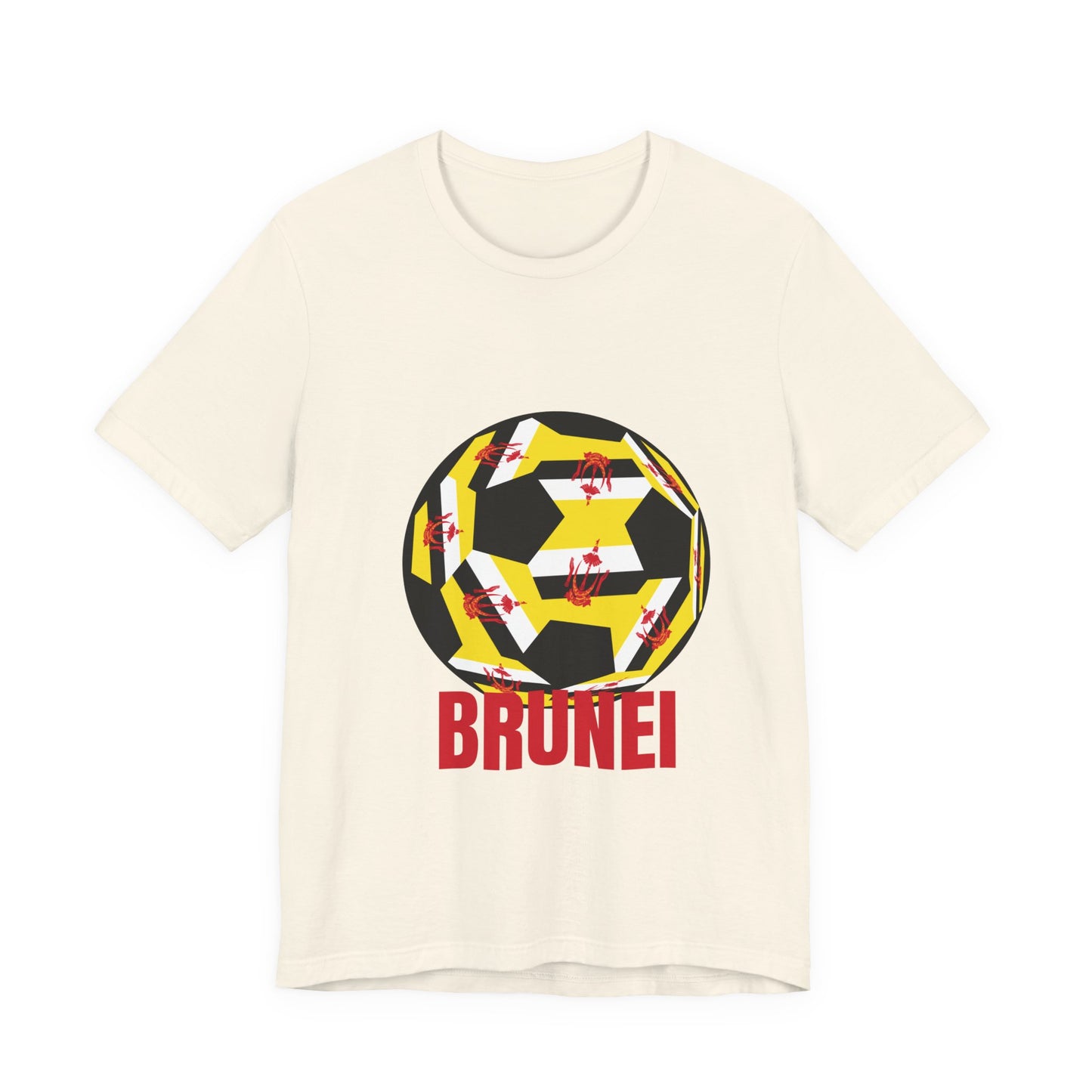 Brunei Fan Specialty Soccer Ball Design T Shirt
