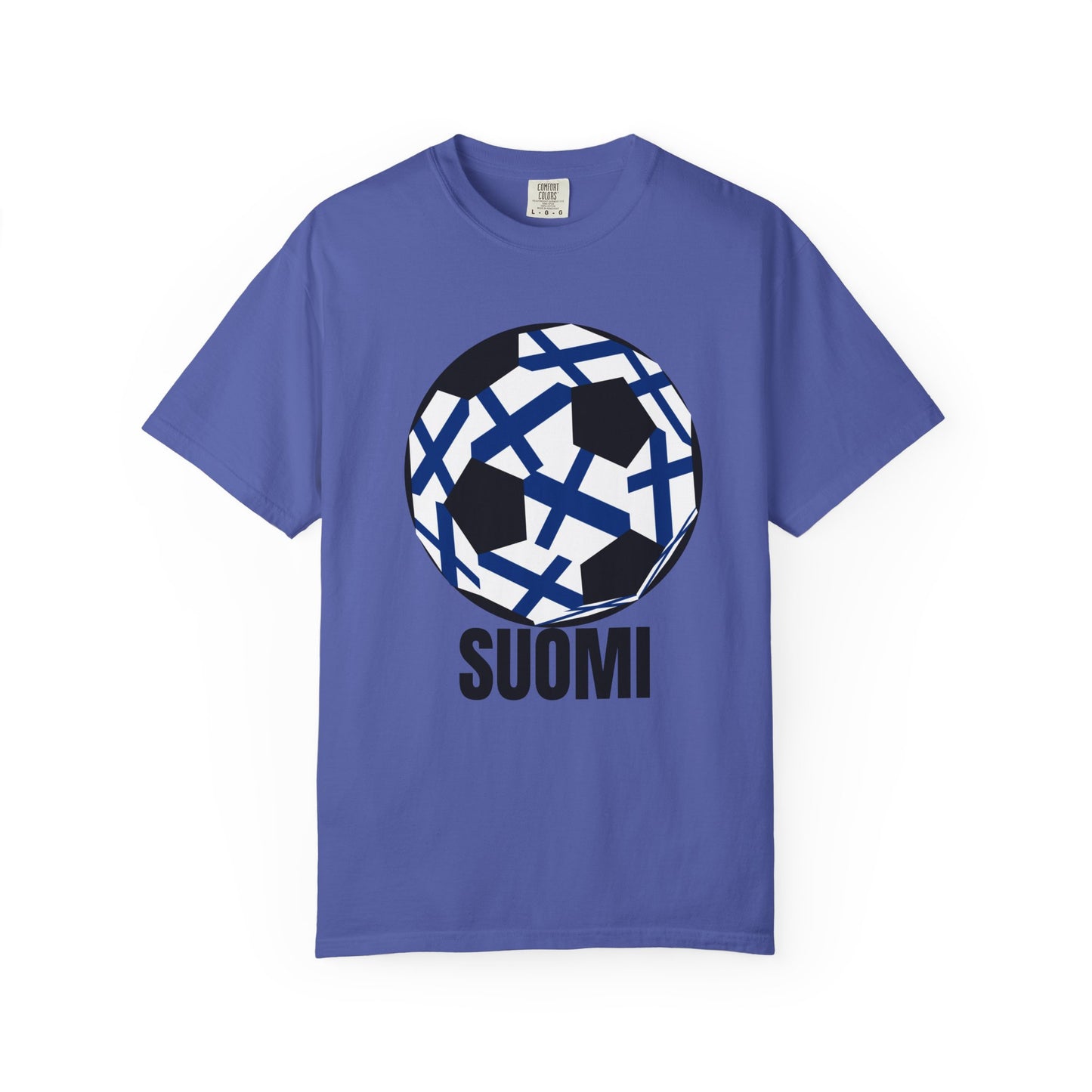 Suomi Fan Specialty Soccer Ball Design T Shirt