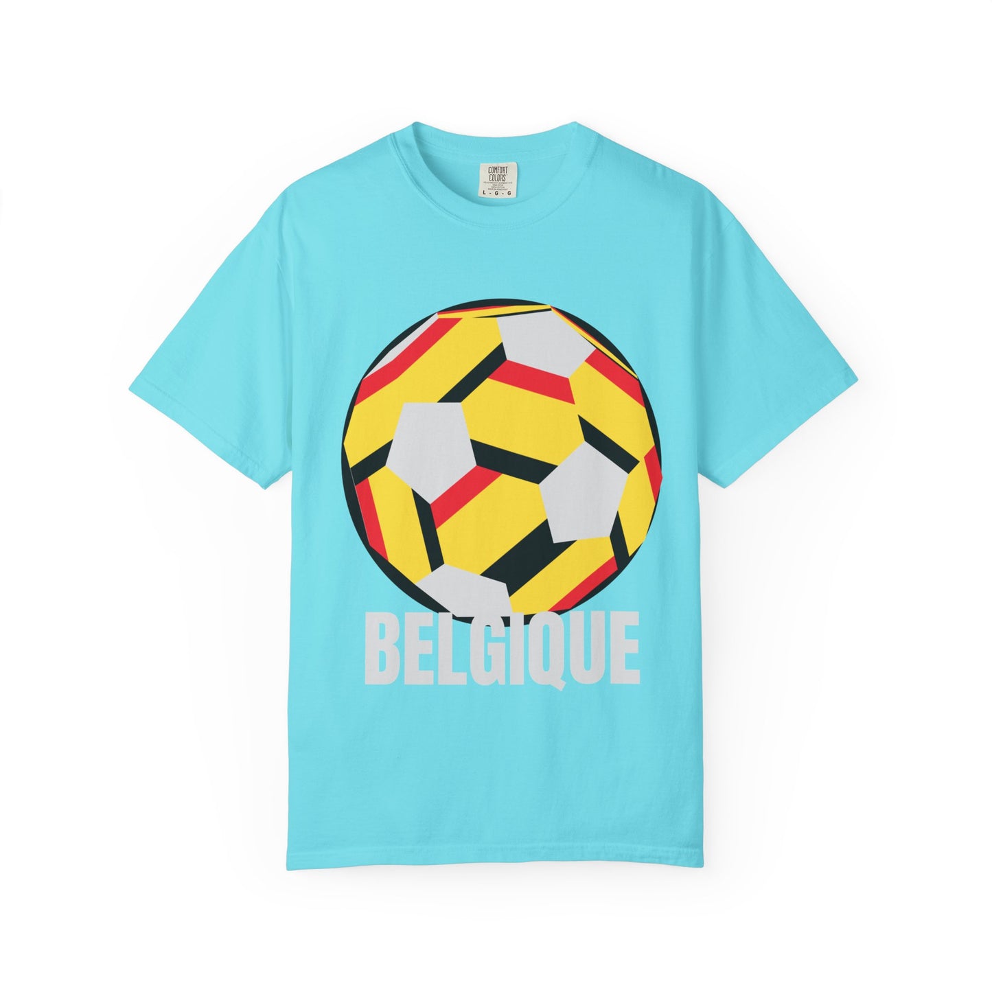 Belgique Fan Specialty Soccer Ball Design T Shirt