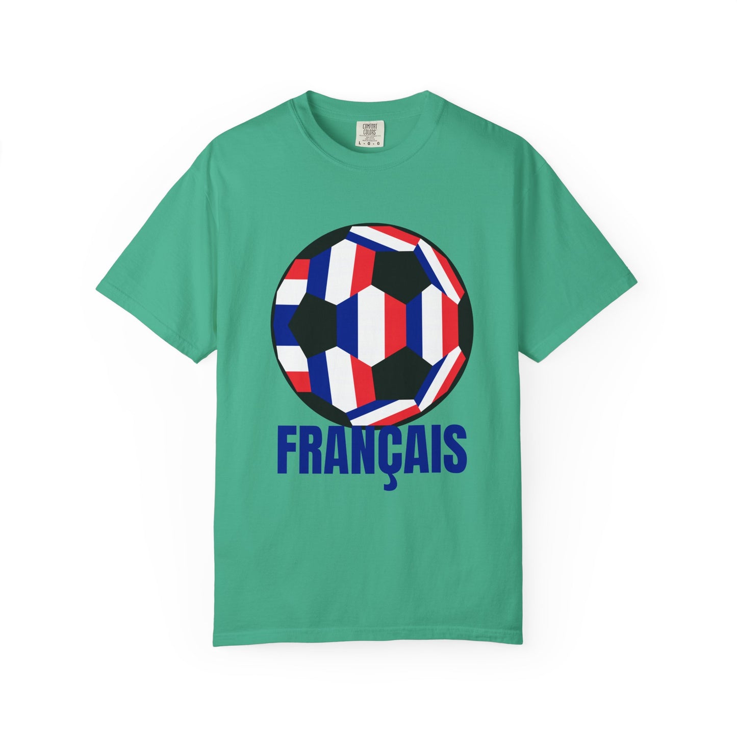 FRANÇAIS Fan Specialty Soccer Ball Design T Shirt