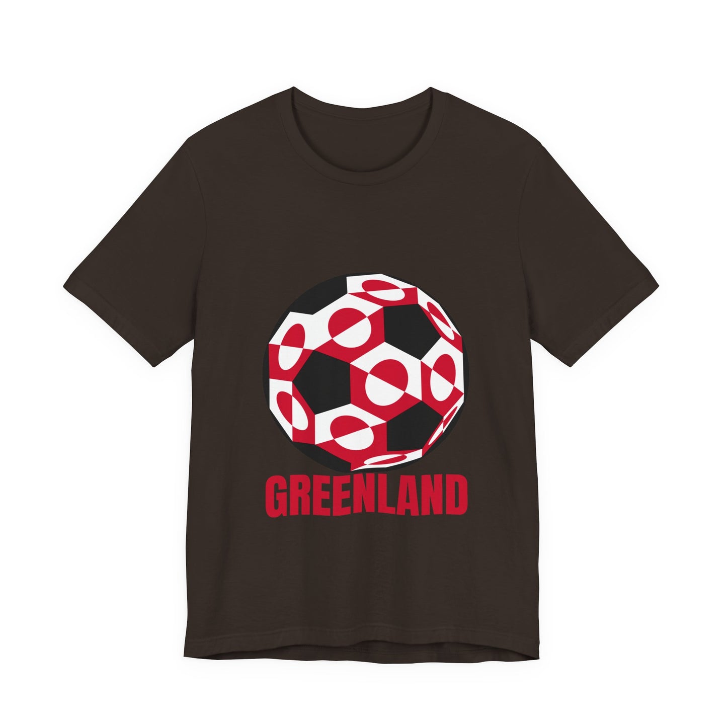 Greenland Fan Specialty Soccer Ball Design T Shirt