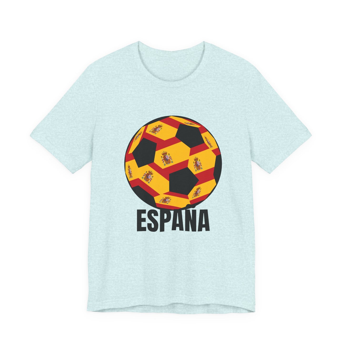 Spanish Fan España T-Shirt Black Text