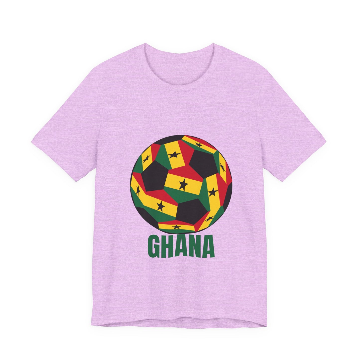 Ghana Fan Specialty Soccer Ball Design T Shirt