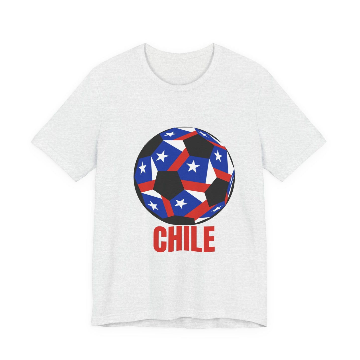 Chile Fan Specialty Soccer Ball Design T Shirt