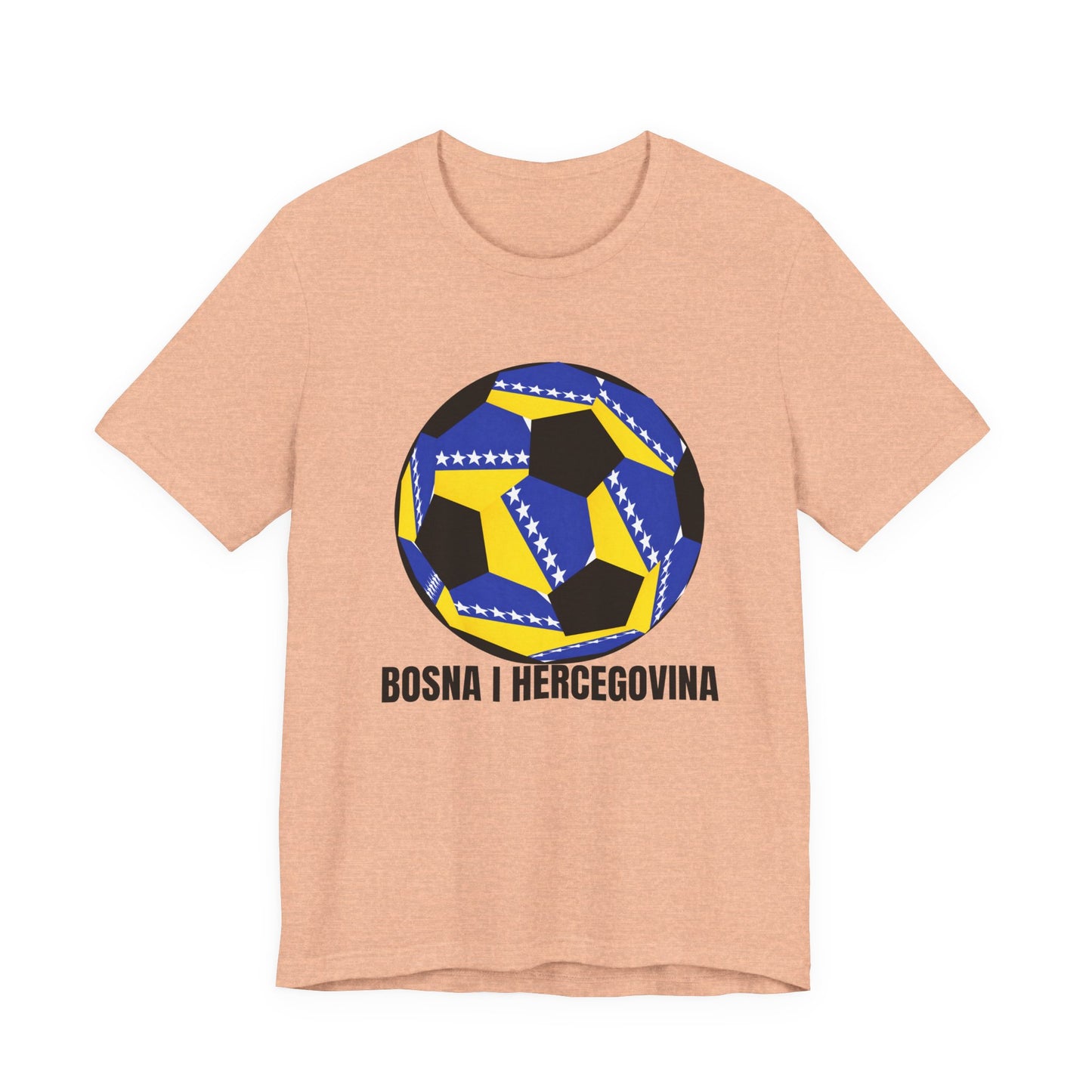 Bosnia Herzegovina Fan Specialty Soccer Ball Design T Shirt