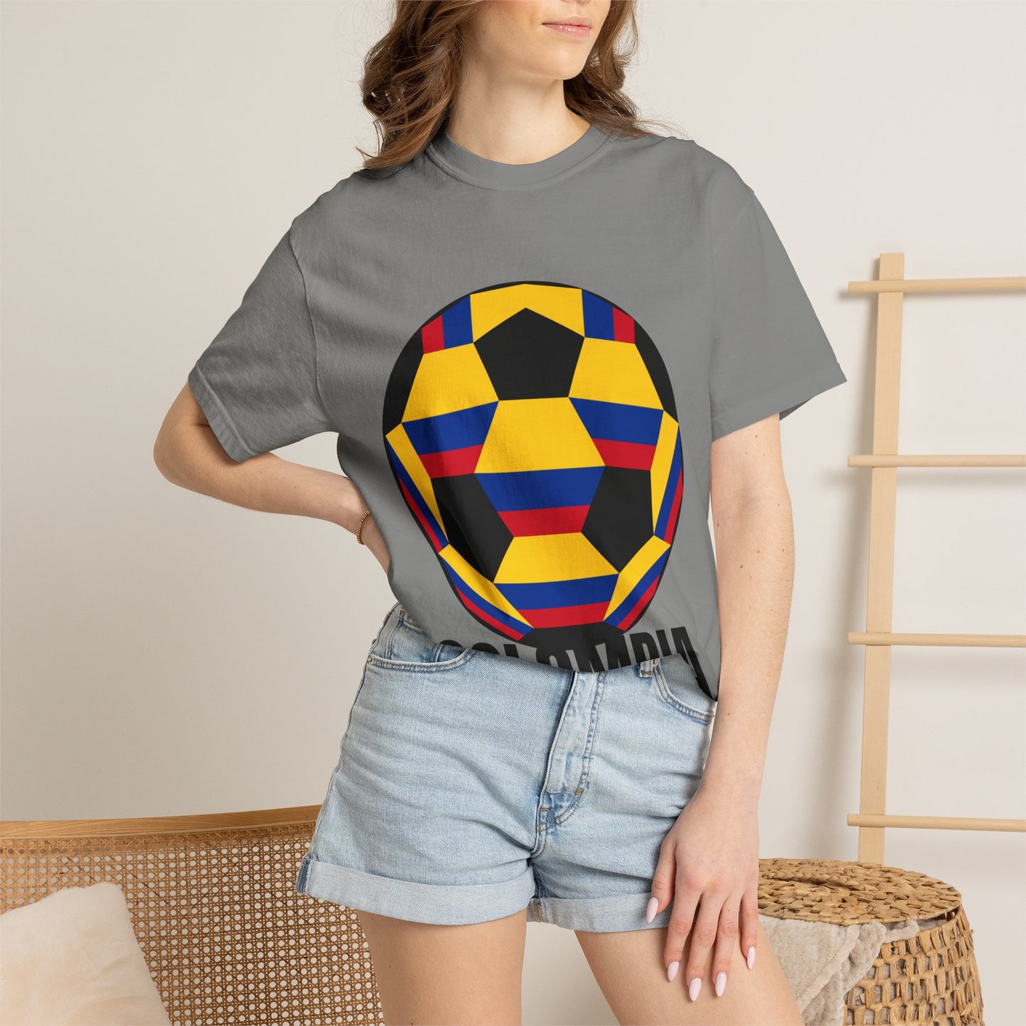Columbia Fan Specialty Soccer Ball Design T Shirt