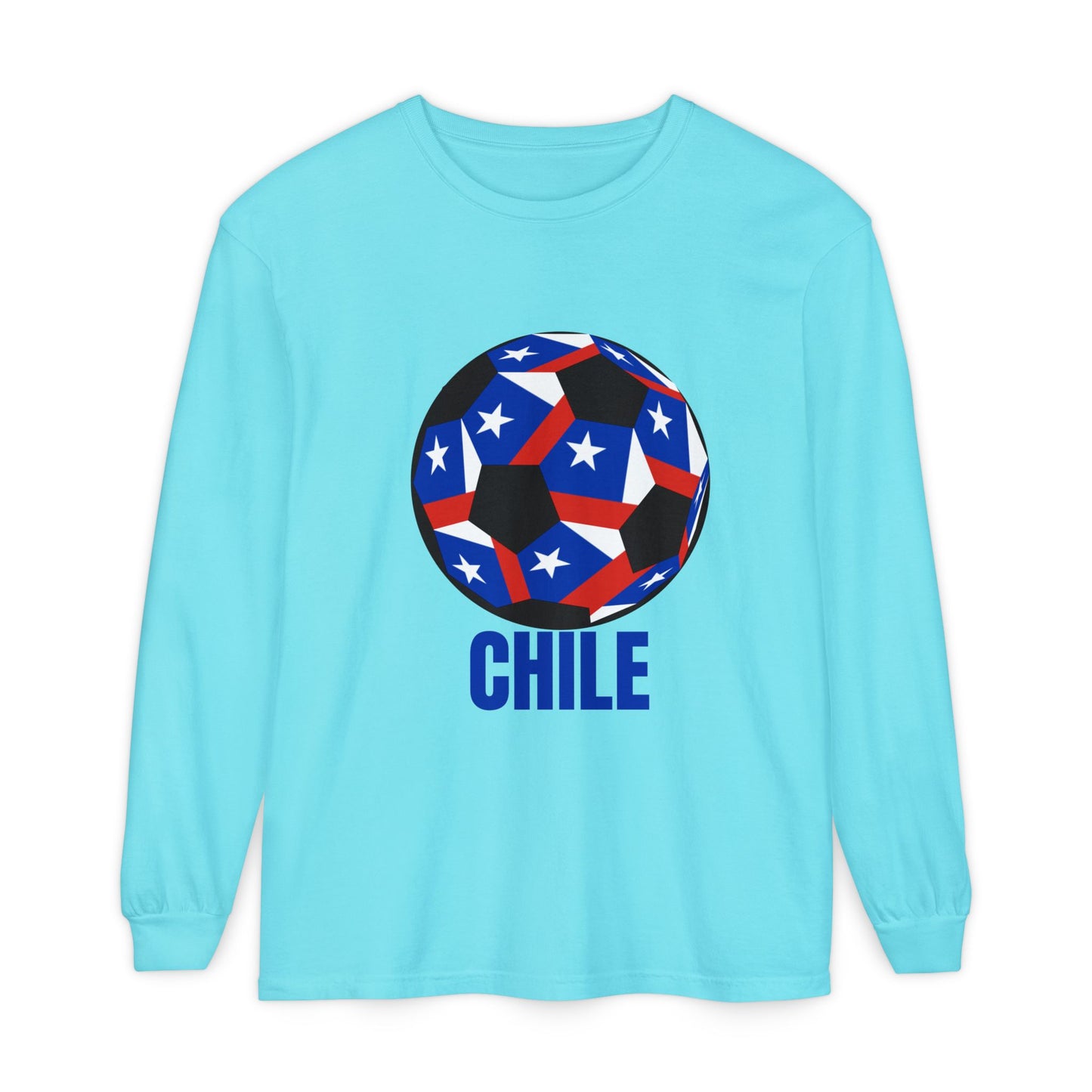 Chile Fan Specialty Soccer Ball Design Long Sleeve
