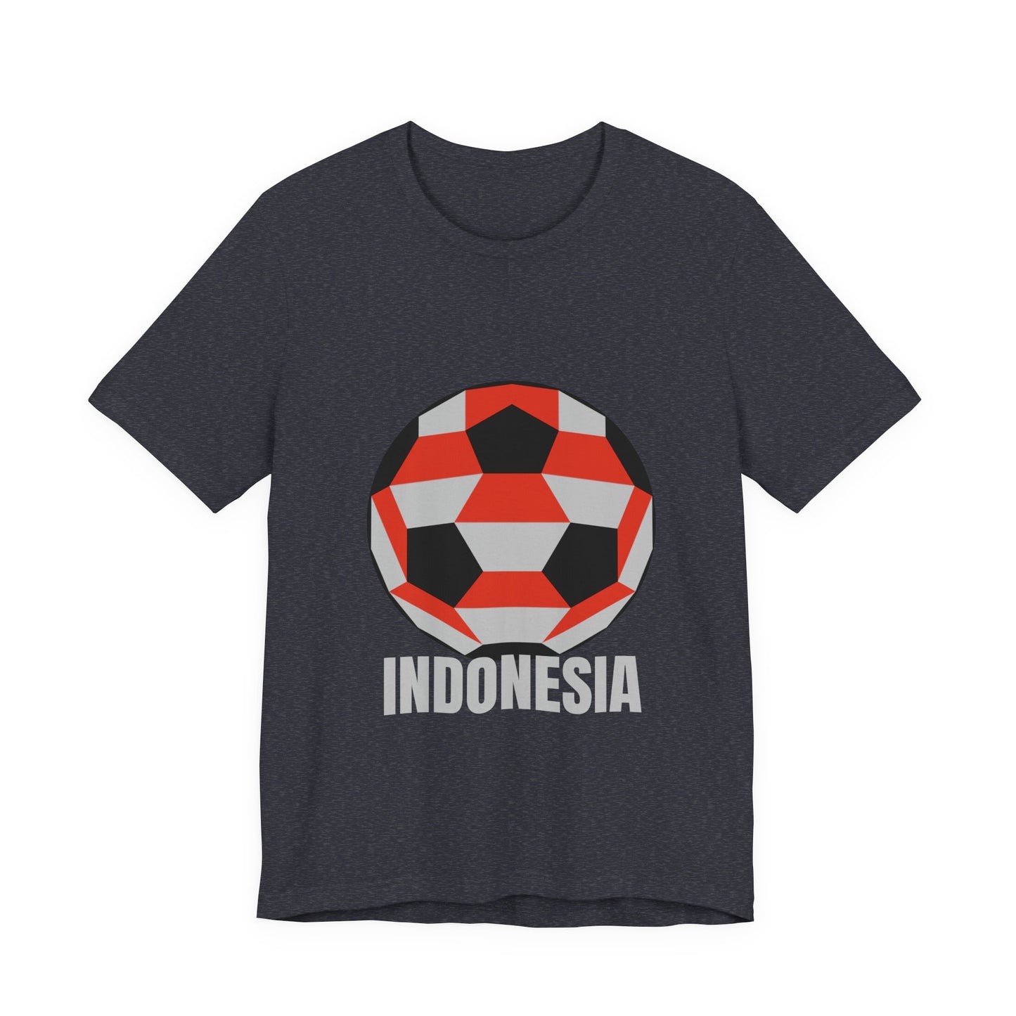 Indonesia Fan Specialty Soccer Ball Design T Shirt