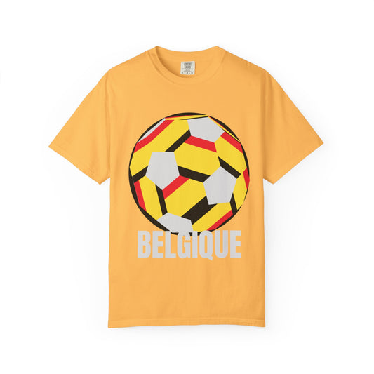 Belgique Fan Specialty Soccer Ball Design T Shirt