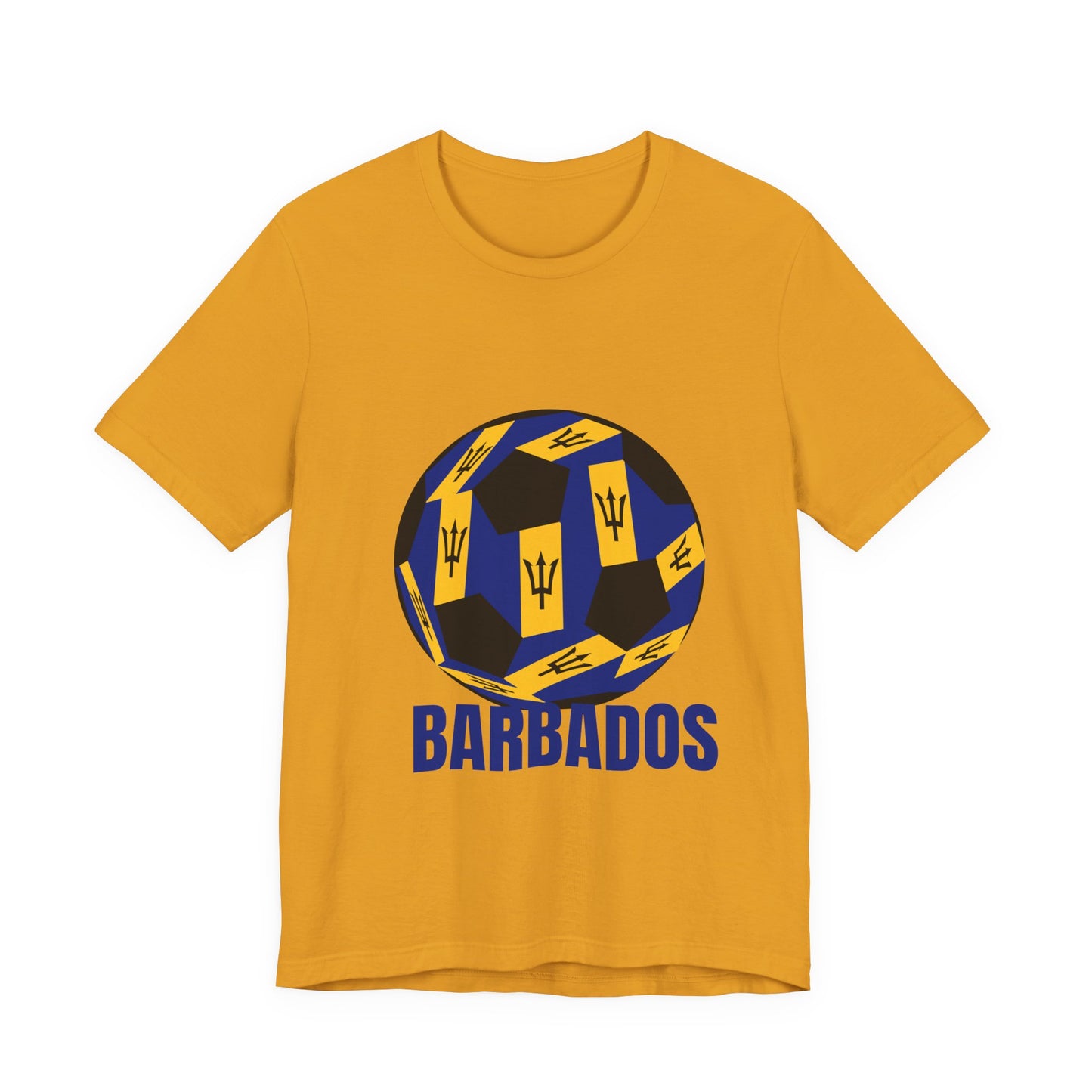 Barbados Fan Specialty Soccer Ball Design T Shirt