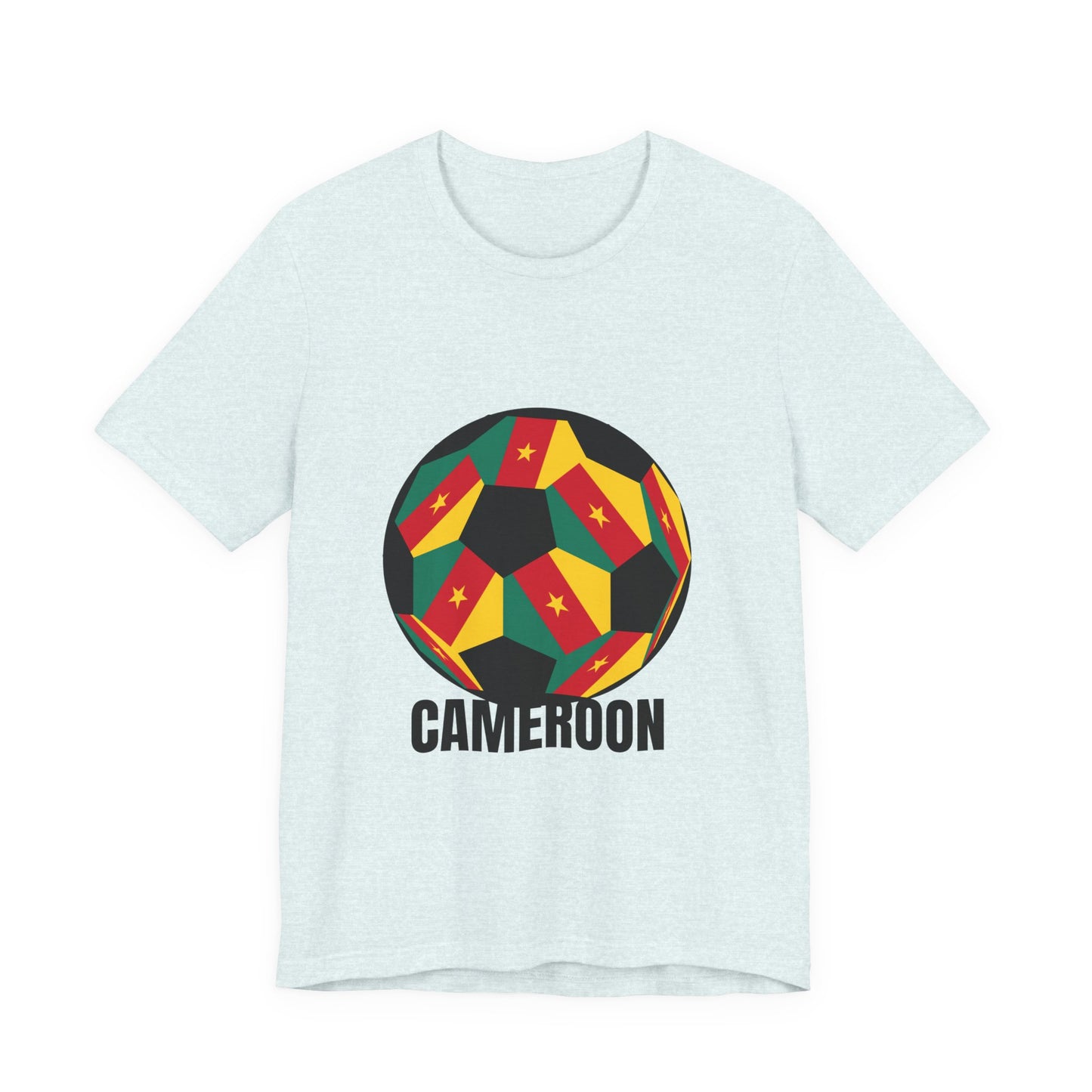 Cameroon Fan Specialty Soccer Ball Design T Shirt
