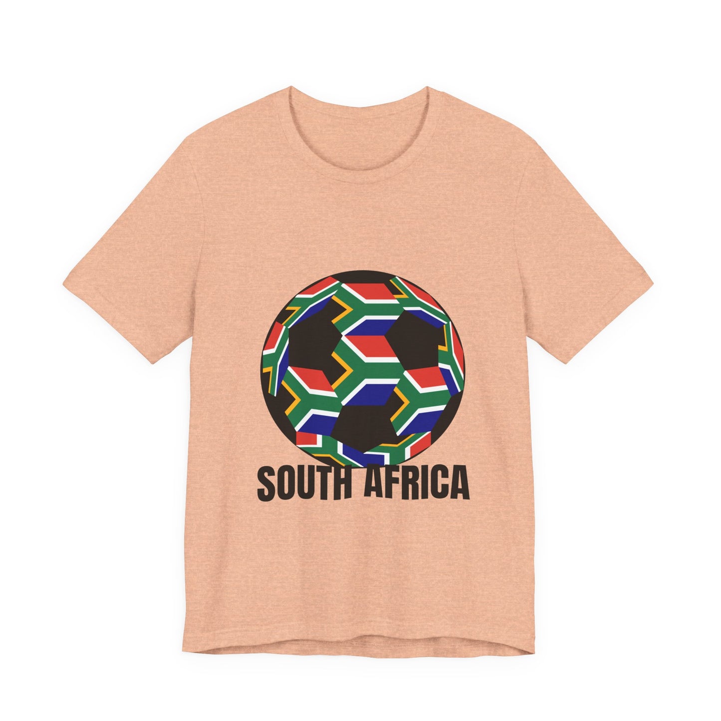 South Africa Fan Specialty Soccer Ball Design T Shirt