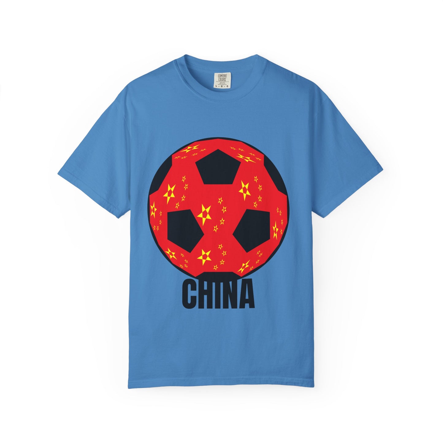 China Fan Specialty Soccer Ball Design T Shirt
