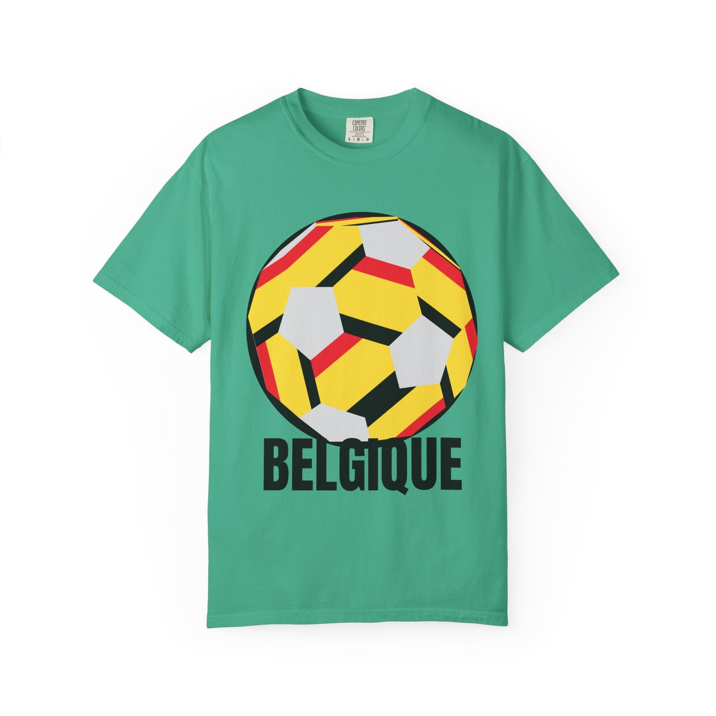 Belgique Fan Specialty Soccer Ball Design T Shirt