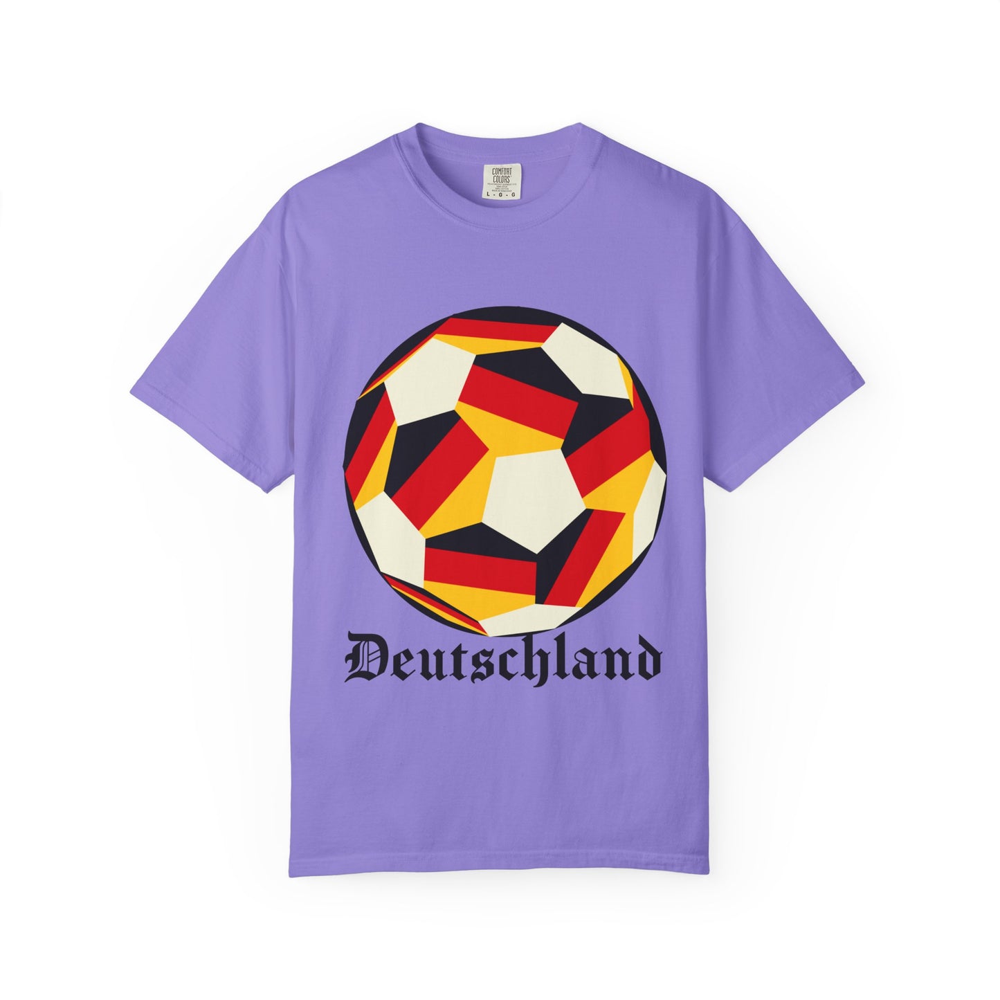 Deutschland Fan Specialty Soccer Ball Design T Shirt
