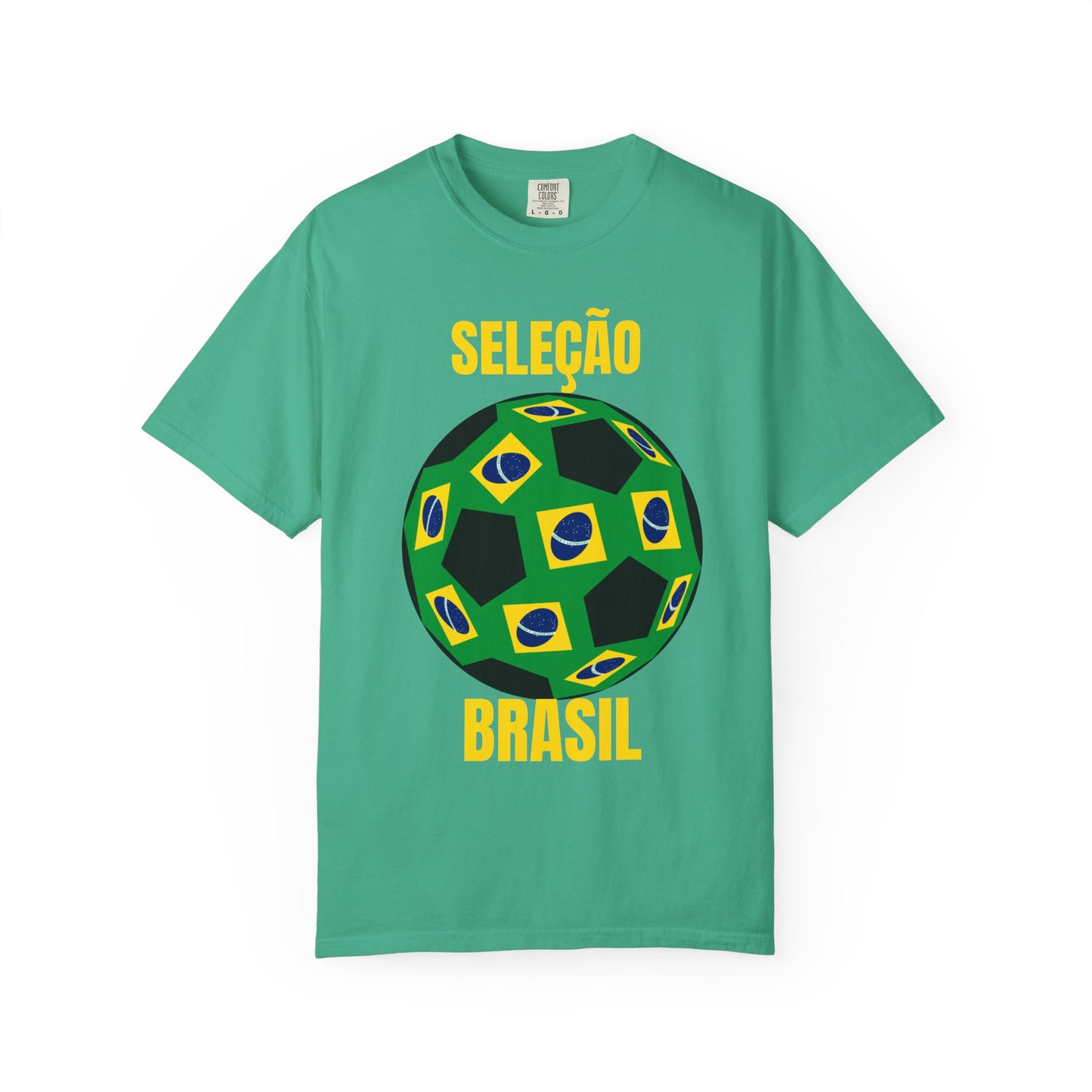 SELEÇÃO BRASIL  Fan Specialty Soccer Ball Design T Shirt