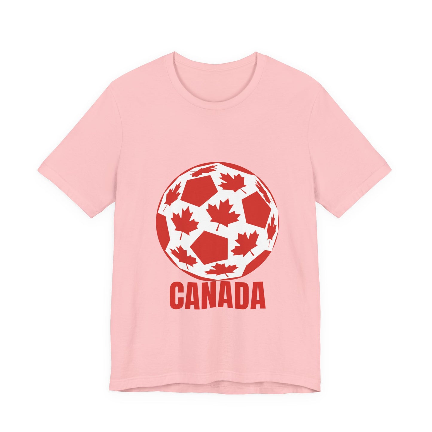 Canada Fan Specialty Soccer Ball Design T Shirt