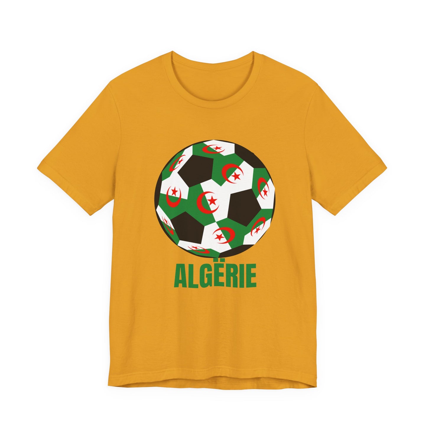 ALGËRIE Fan Specialty Soccer Ball Design T Shirt